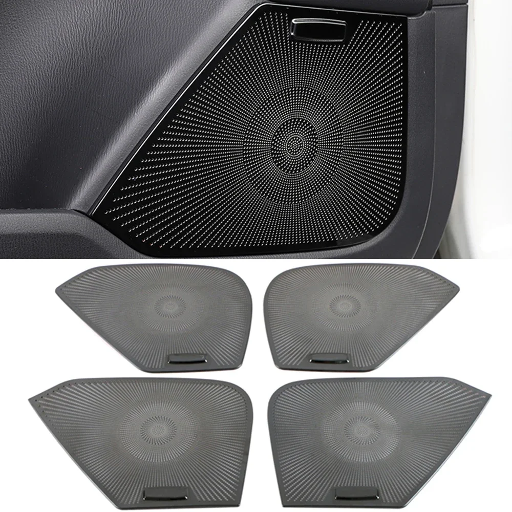 

For Mazda CX-5 KF 2017-2023 CX5 Stainless Car Gate Door Loudspeaker Pad Audio Speaker Cover Frame Sticker Interior Accessories