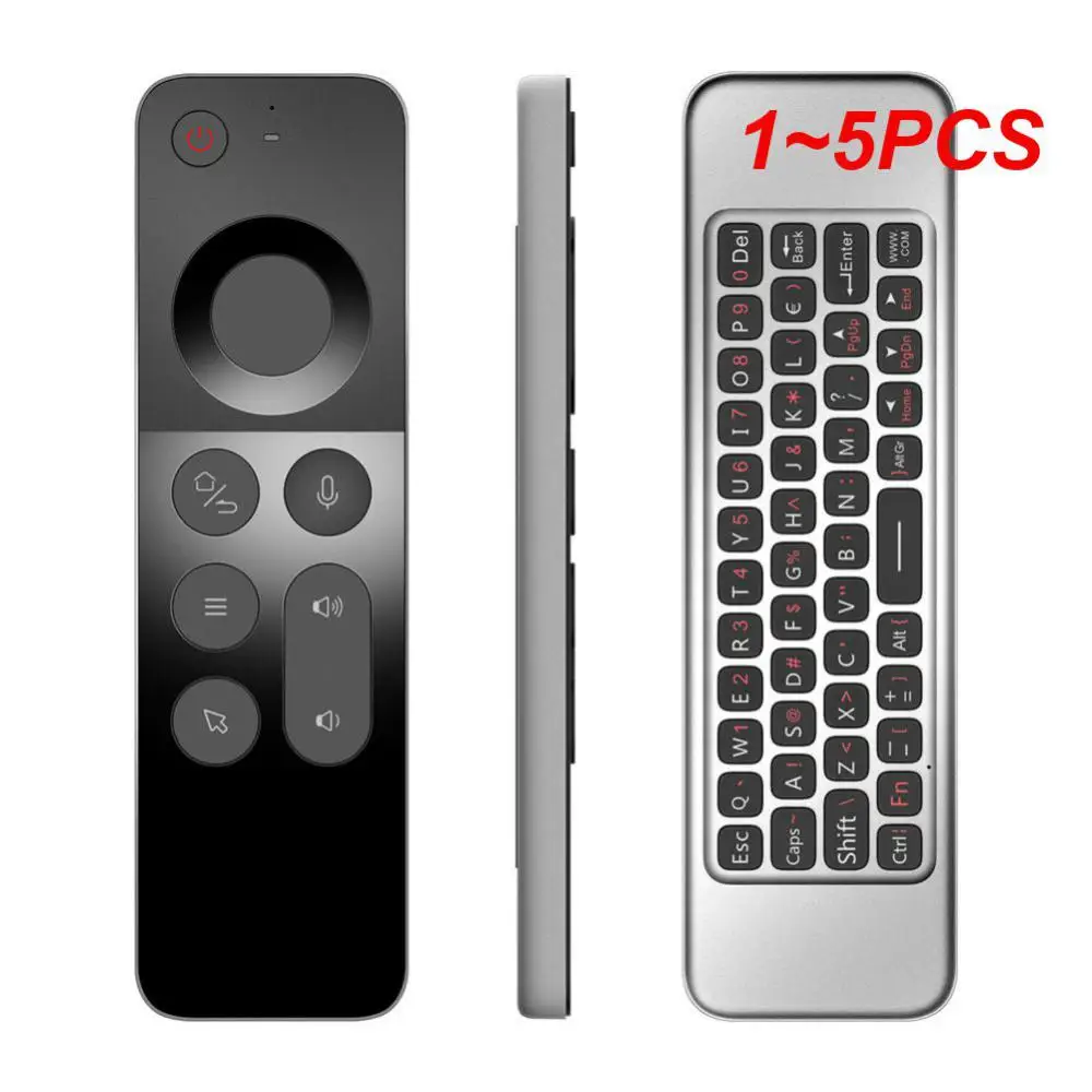 

1~5PCS W3 Wireless Air Mouse Ultra-thin 2.4G IR Learning Smart Voice Remote Control With Gyroscope & Full Keyboard For Android