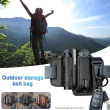 New Multifunctional Outdoor Tool Holster Portable Fork Belt Leather Sheath Mountaineering Hiking Travel Storage Bag Waist Bag New Multifunctional Outdoor Tool Holster Portable Fork Belt Leather Sheath Mountaineering Hiking Travel Storage Bag Waist Bag