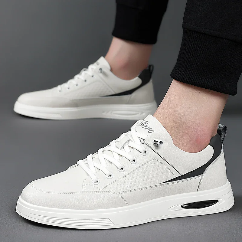 Men's Sports Shoes Thick Soles Wear-resistant Oxford Shoes Versatile Men's Leather Casual Shoes Simple Small White Shoes
Men's Sports Shoes Thick Soles Wear-resistant Oxford Shoes Versatile Men's Leather Casual Shoes Simple Small White Shoes