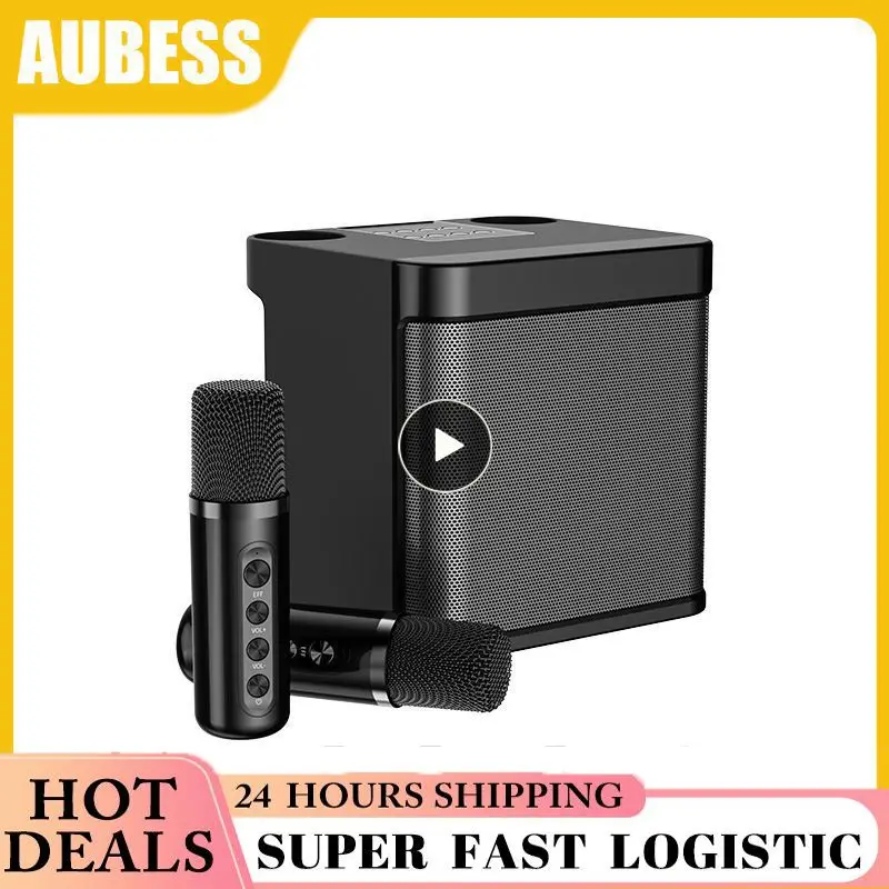 Dual Microphone Karaoke Machine Household Room Car KTV Outdoor Portable Speaker with 2 Wireless Mic Super Cube 777
Dual Microphone Karaoke Machine Household Room Car KTV Outdoor Portable Speaker with 2 Wireless Mic Super Cube 777