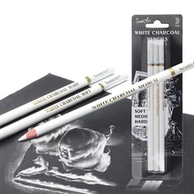 3pcs White Sketch Charcoal Pencils For Sketching Painting Drawing Standard Highlight Carbon Pens Art Craft Tools School Supplies 
3pcs White Sketch Charcoal Pencils For Sketching Painting Drawing Standard Highlight Carbon Pens Art Craft Tools School Supplies