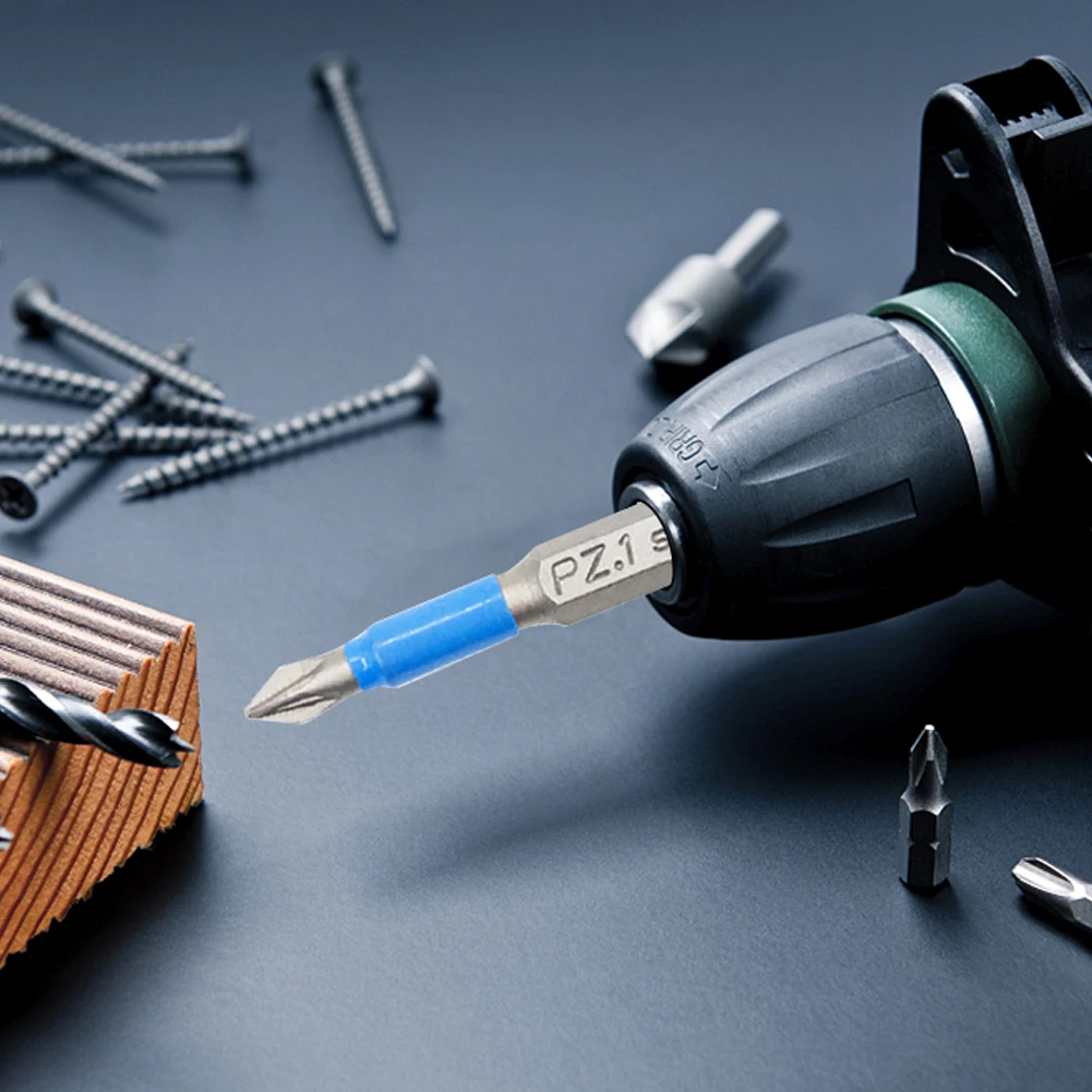 12pcs 50mm Screwdriver Bit Set PH1, PH2, PH3, PZ1, PZ2, PZ3 High Hardness Blue Alloy Steel Screwdriver Magnetic Electric Tool
12pcs 50mm Screwdriver Bit Set PH1, PH2, PH3, PZ1, PZ2, PZ3 High Hardness Blue Alloy Steel Screwdriver Magnetic Electric Tool