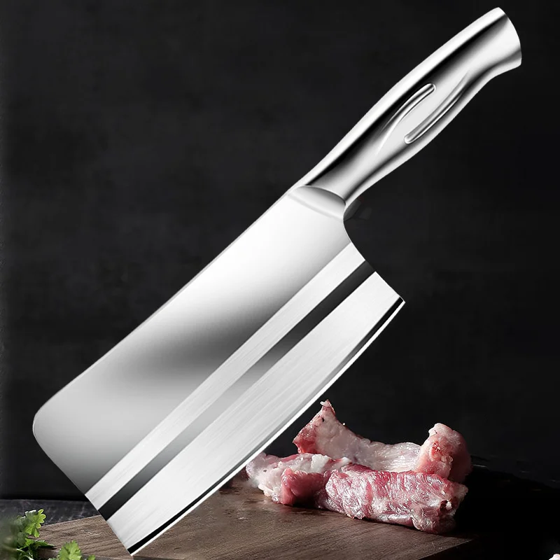 All steel bone chopping knife household stainless steel bone chopping knife solid handle sharp thickened bone chopping knife
All steel bone chopping knife household stainless steel bone chopping knife solid handle sharp thickened bone chopping knife