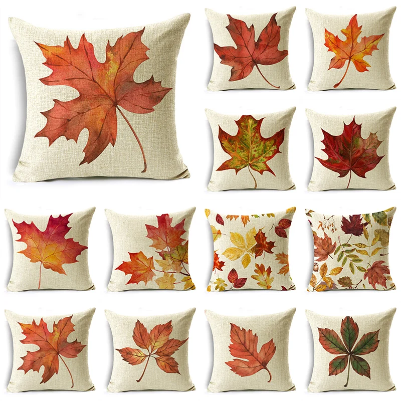 Fashion Autumn Simple Maple Leaves Decorative White Throw Pillowcase Cushion Covers For Sofa Office Bedroom Decor Multiple Size
Fashion Autumn Simple Maple Leaves Decorative White Throw Pillowcase Cushion Covers For Sofa Office Bedroom Decor Multiple Size