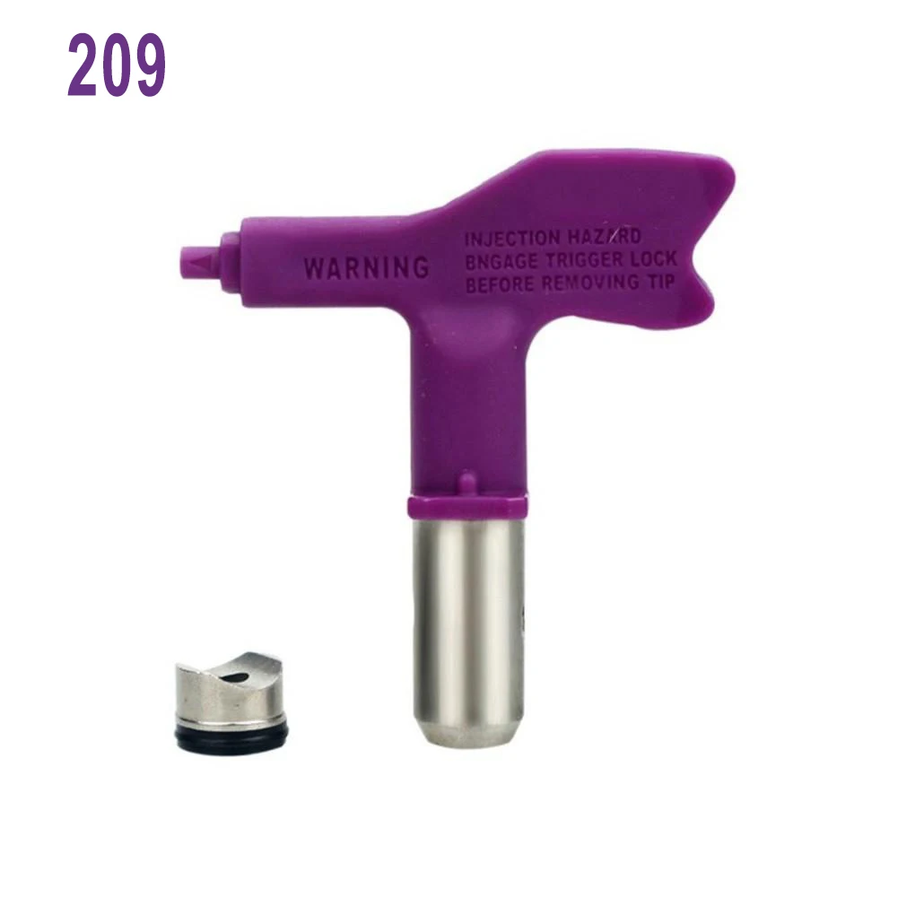 Airless Spray Tips 2/3/4/5/6 Series 1 Piece Nozzle Paint Sprayer Tool Practical Purple Tungsten Steel Brand New Durable
Airless Spray Tips 2/3/4/5/6 Series 1 Piece Nozzle Paint Sprayer Tool Practical Purple Tungsten Steel Brand New Durable