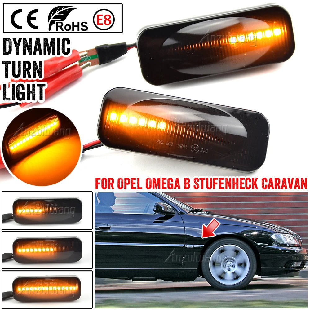 2pcs Dynamic LED Car Side Marker Lights Repeater Signal Lights For Opel Omega B Stufenheck Caravan 1994-2003
2pcs Dynamic LED Car Side Marker Lights Repeater Signal Lights For Opel Omega B Stufenheck Caravan 1994-2003