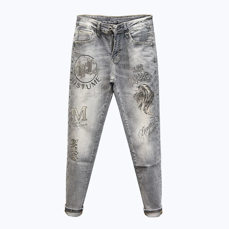 Spring Summer New Hot Drill Cowboy Punk Skinny Star Vintage Korean Motorcycle Luxury Fashion Slim Harajuku Hip-hop Casual Jeans
Spring Summer New Hot Drill Cowboy Punk Skinny Star Vintage Korean Motorcycle Luxury Fashion Slim Harajuku Hip-hop Casual Jeans