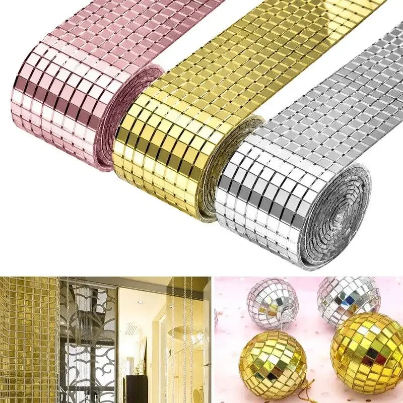 

Self Adhesive Mirrors Mosaic Tile Wall Sticker Bathroom Home Decor Wall Stickers Waterproof Stick Tiles Panel Decoration Patch
