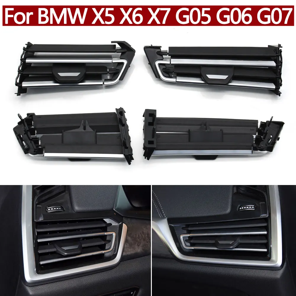 

Комплект для ремонта приборной панели автомобиля LHD, левый и правый кондиционера, решетка вентиляционного отверстия для BMW X5 X6 X7 G05 G06 G07 2019-2022