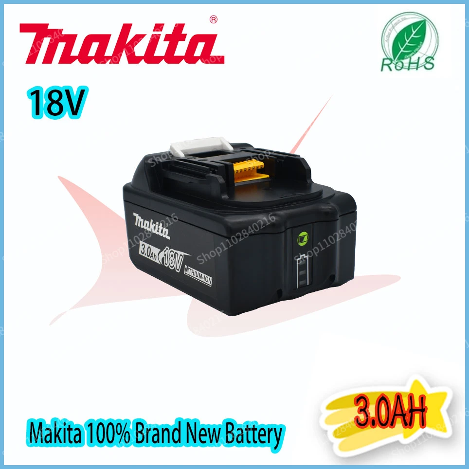 Makita Original 18V 3.0AH 5.0AH 6.0AH Rechargeable Power Tools Battery with LED Li-ion Replacement LXT BL1860B BL1860 BL1850
Makita Original 18V 3.0AH 5.0AH 6.0AH Rechargeable Power Tools Battery with LED Li-ion Replacement LXT BL1860B BL1860 BL1850