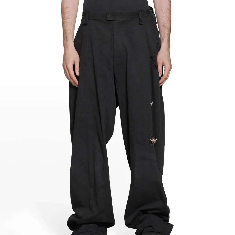 NIGO Men's and women's fashion autumn spider suit trousers metal chain casual wide-leg trousers Black Suit Pants Ngvp #nigo6817
NIGO Men's and women's fashion autumn spider suit trousers metal chain casual wide-leg trousers Black Suit Pants Ngvp #nigo6817