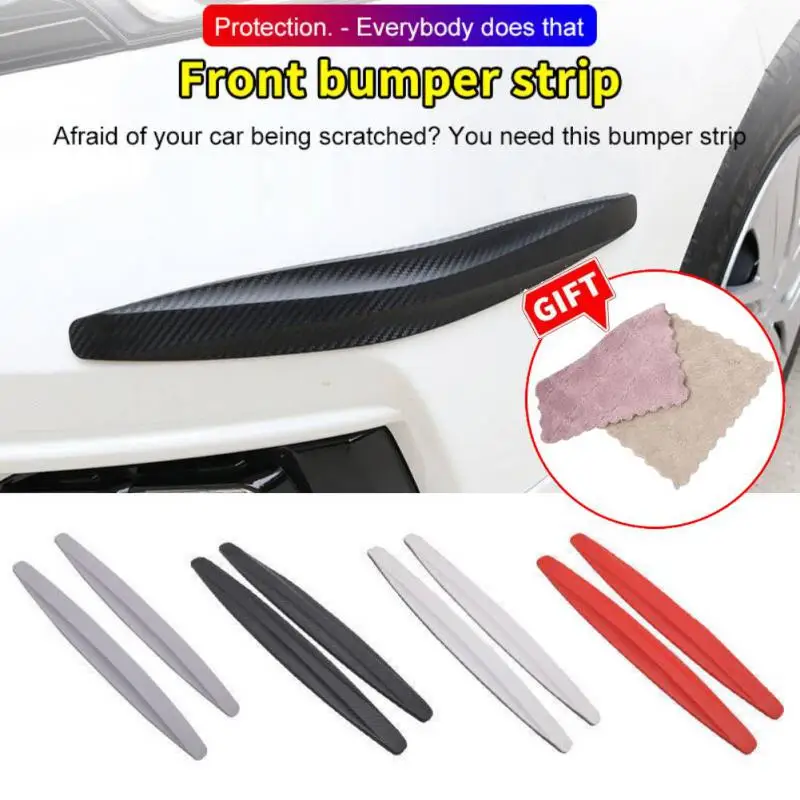 

Auto Bumper Protective Strip Stickers Guard Corner Car Door Handle Anti-Scratch Anti-collision Pad Styling Mouldings Accessories