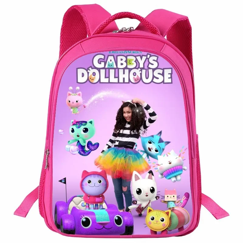Gabby Dollhouse School Bags New Mercat Kids Backpack School Bags Smiling Cat High Quality Large Capacity Kindergarten Backpacks
Gabby Dollhouse School Bags New Mercat Kids Backpack School Bags Smiling Cat High Quality Large Capacity Kindergarten Backpacks
