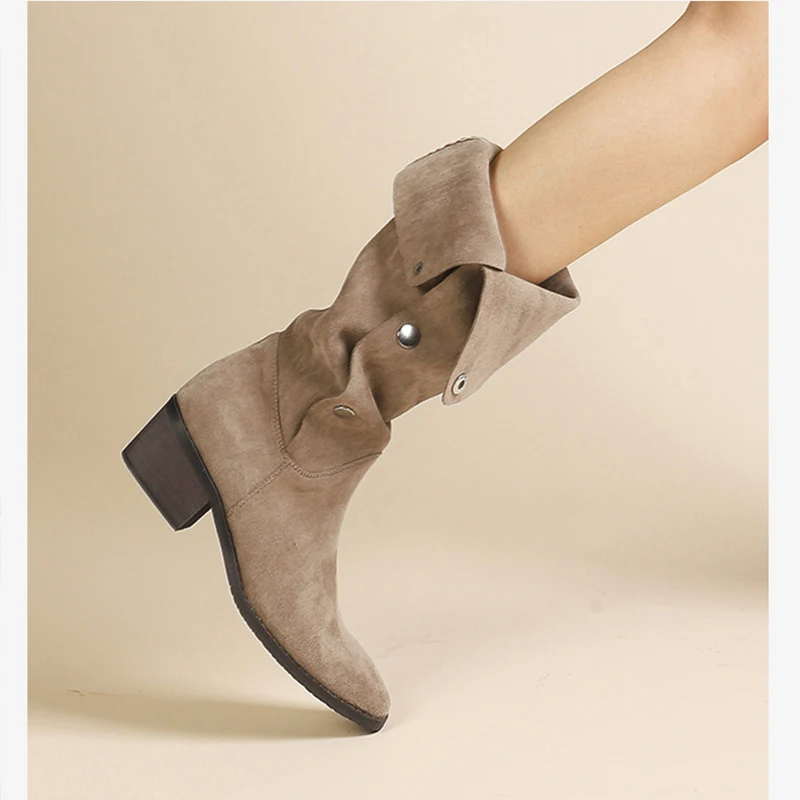 Warm Chelsea High Fur Boots Women 2024 Winter Shoes For Women Chunky Mid-calf Warm Snow Flat Boots Buckle Fashion Botas De Mujer
Warm Chelsea High Fur Boots Women 2024 Winter Shoes For Women Chunky Mid-calf Warm Snow Flat Boots Buckle Fashion Botas De Mujer