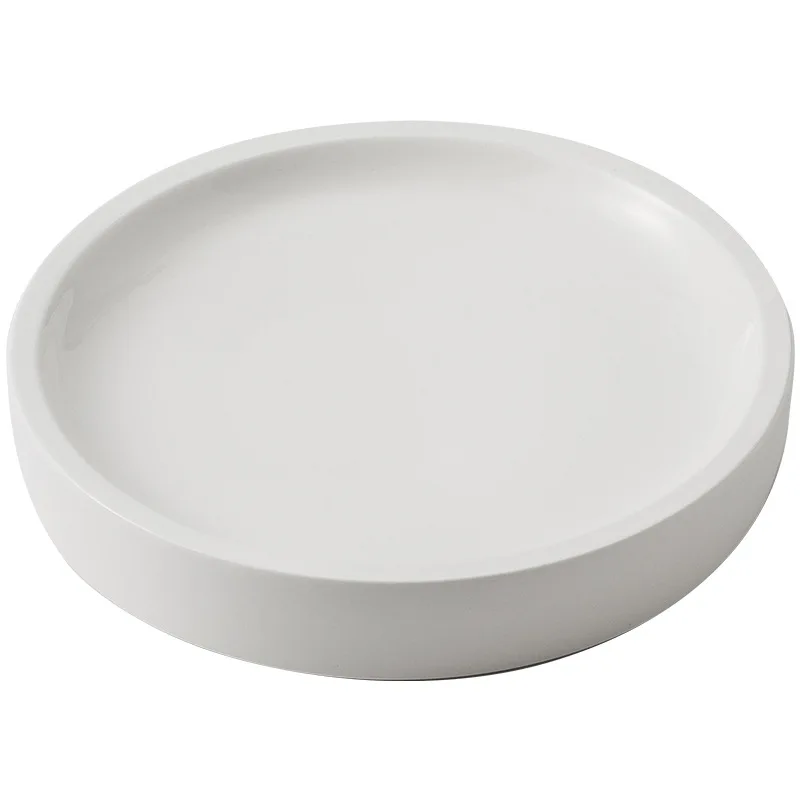 Обеденные тарелки, керамические высококачественные тарелки с термоудерживающей тарелкой для гостиниц, ресторанов, Западный стейк, десертная посуда, белый элегантный стиль, Новинка 
Обеденные тарелки, керамические высококачественные тарелки с термоудерживающей тарелкой для гостиниц, ресторанов, Западный стейк, десертная посуда, белый элегантный стиль, Новинка