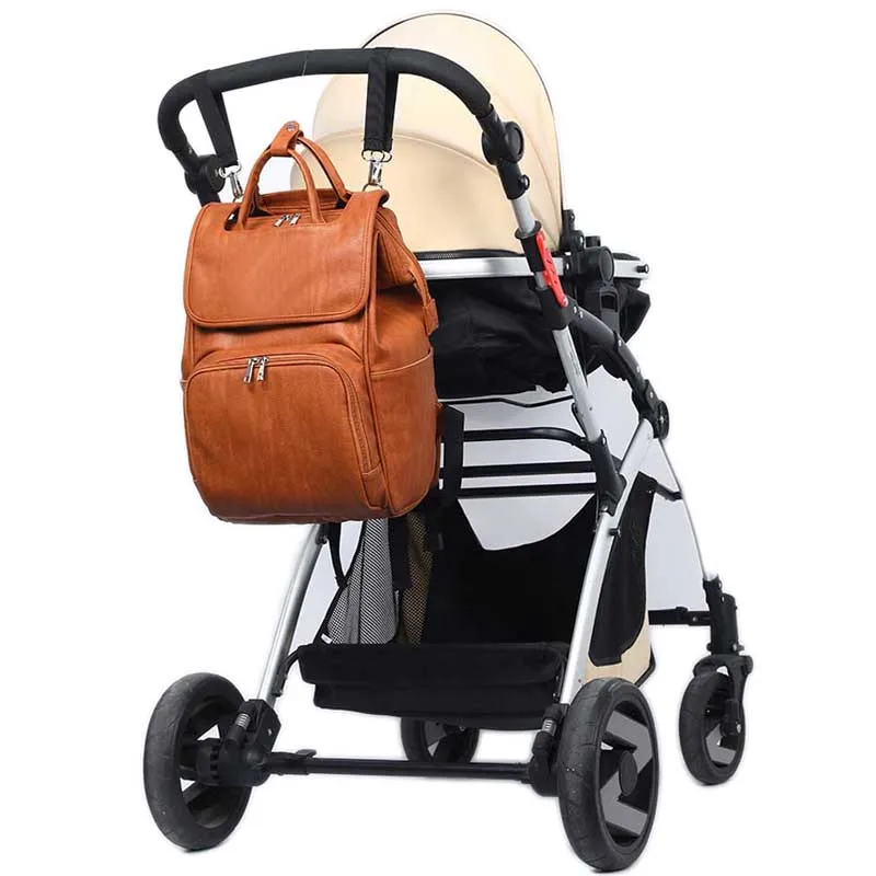 Mummy Backpack Fashion PU Leather Mummy Pregnant Woman Diaper Bag with Replacement Pad Stroller Outdoor Baby Care Accessories
Mummy Backpack Fashion PU Leather Mummy Pregnant Woman Diaper Bag with Replacement Pad Stroller Outdoor Baby Care Accessories