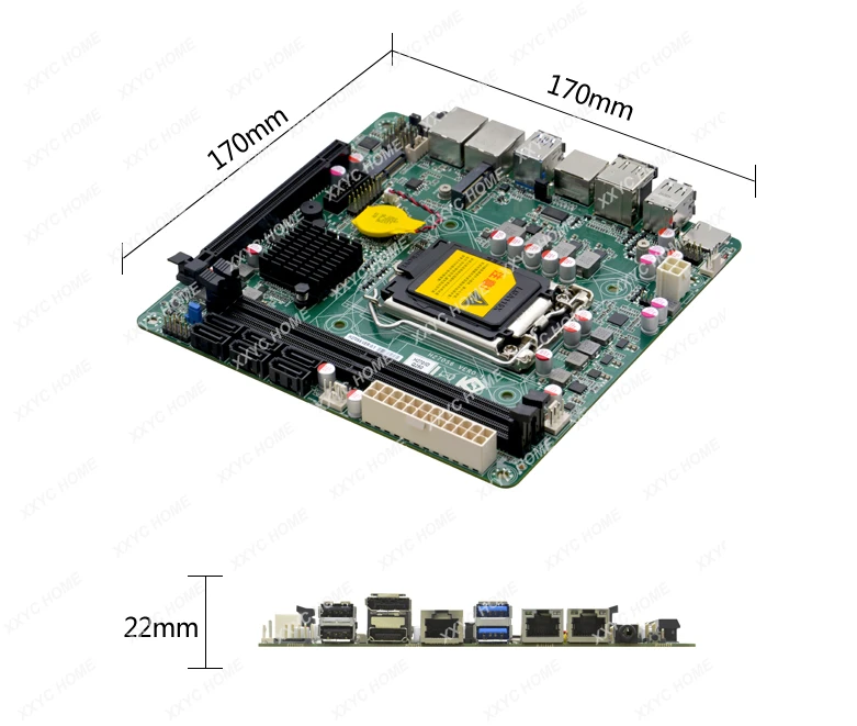 H270s6 Multi-Disk NAS Industrial Control Mainboard 6/7/8/9 Generation 1151 Storage Machine Sata
H270s6 Multi-Disk NAS Industrial Control Mainboard 6/7/8/9 Generation 1151 Storage Machine Sata