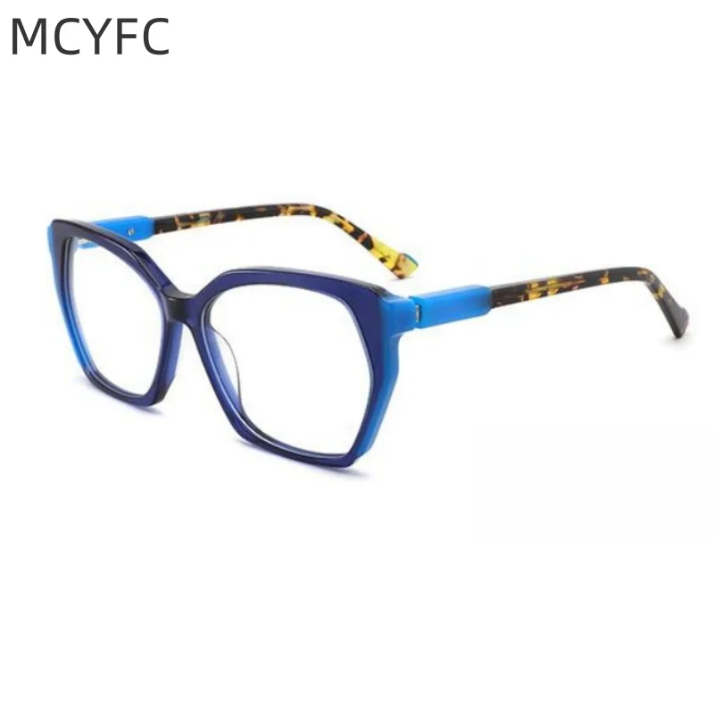 

MCYFC men high quality Retro glasses frame round acetate Designer optical eyewear Myopia reading women prescription eyeglasses