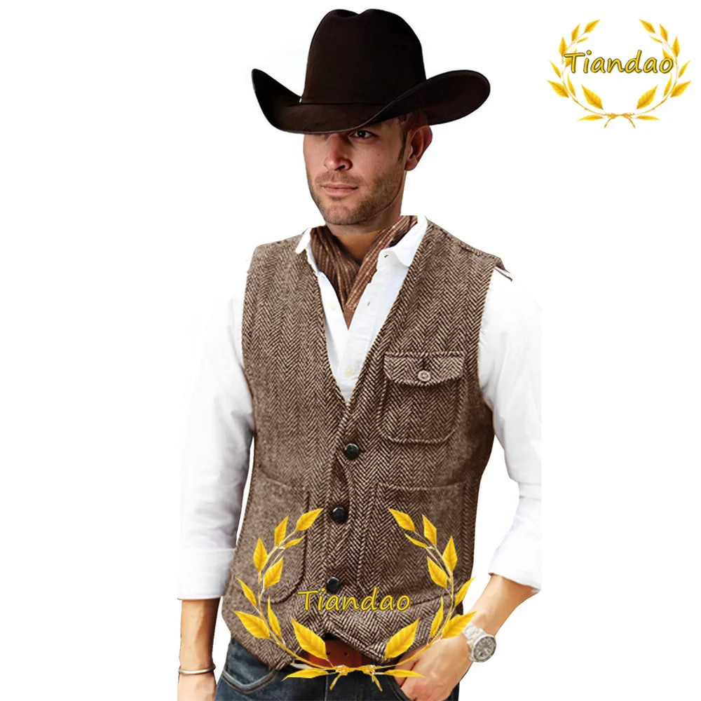 Vest for Men Wedding Suits Vintage Herringbone Sleeveless Jackets Groom Casual Tank Tops Formal Male Waistcoat
Vest for Men Wedding Suits Vintage Herringbone Sleeveless Jackets Groom Casual Tank Tops Formal Male Waistcoat