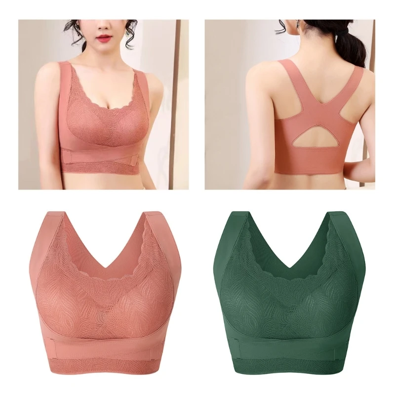 Womens Sports Bra Lace Bra Wirefree Padded Racerback Yoga Bra Bralette for Workout Gym Activewear with Removable Pads
Womens Sports Bra Lace Bra Wirefree Padded Racerback Yoga Bra Bralette for Workout Gym Activewear with Removable Pads