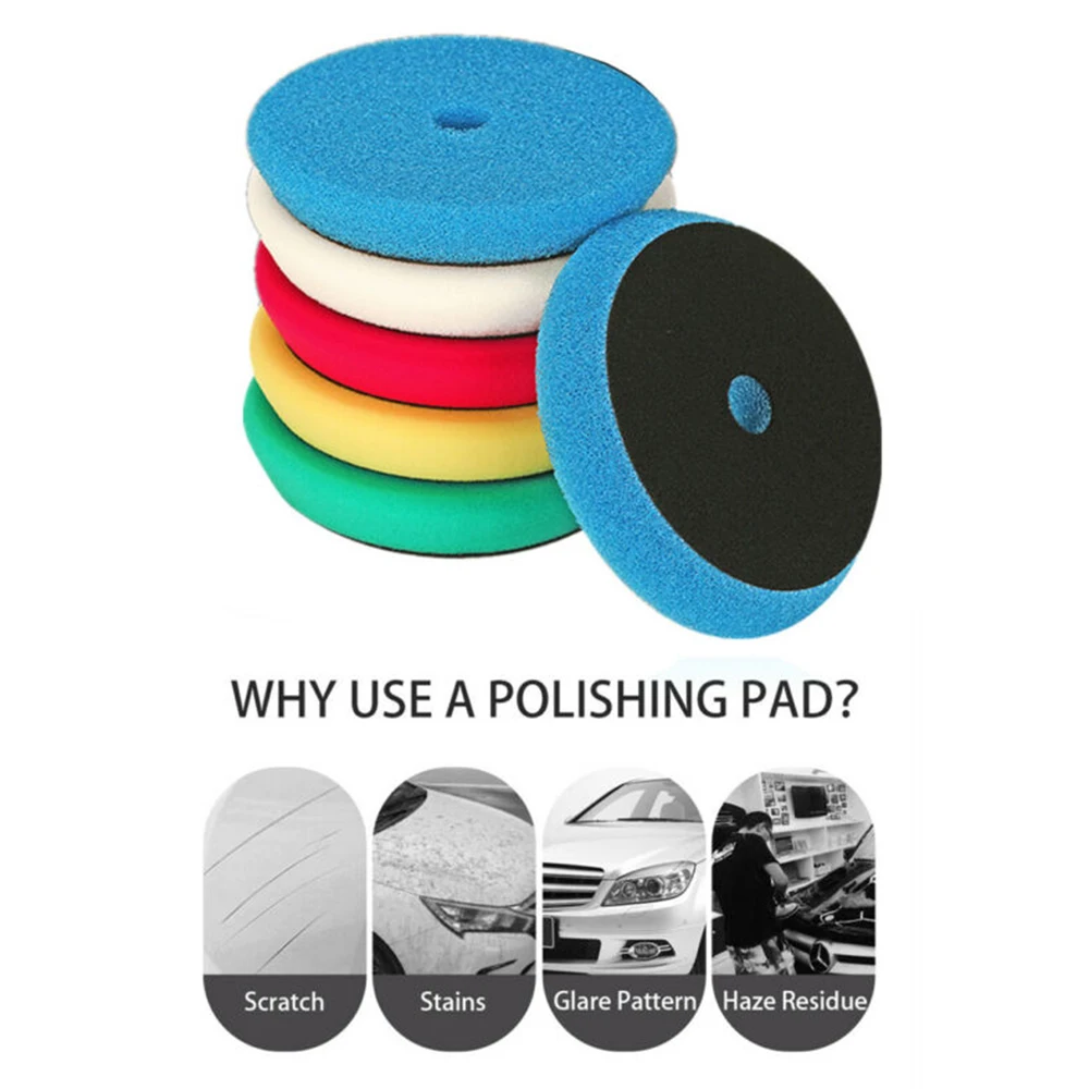5Pcs Sponge Polishing Pad 6" Accessories Buffing For Car Buffer Polisher Parts Replacement Sanding High Quality
5Pcs Sponge Polishing Pad 6" Accessories Buffing For Car Buffer Polisher Parts Replacement Sanding High Quality