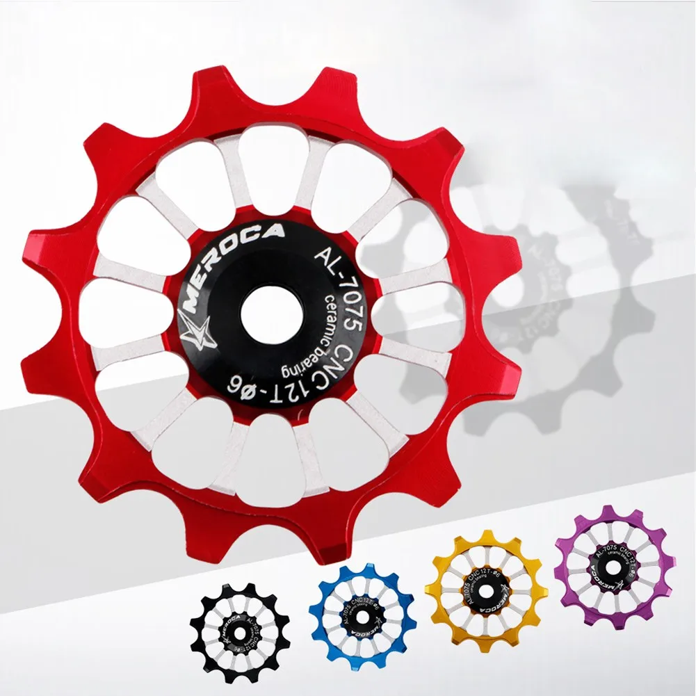 12T Bike Jockey Wheel Pulley Bicycle Ceramics Bearing Rear Derailleur Aluminum Alloy Rear Derailleur Guide Wheel Accessories
12T Bike Jockey Wheel Pulley Bicycle Ceramics Bearing Rear Derailleur Aluminum Alloy Rear Derailleur Guide Wheel Accessories