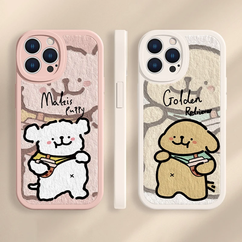 Phone Case For Lovers Couples Fit for iPhone 11 12 13 14 15 16 Pro Max XR X XS Mini 8 7 Plus SE 2020 Clear Case Cute Cartoon Dog Phone Case For Lovers Couples Fit for iPhone 11 12 13 14 15 16 Pro Max XR X XS Mini 8 7 Plus SE 2020 Clear Case Cute Cartoon Dog