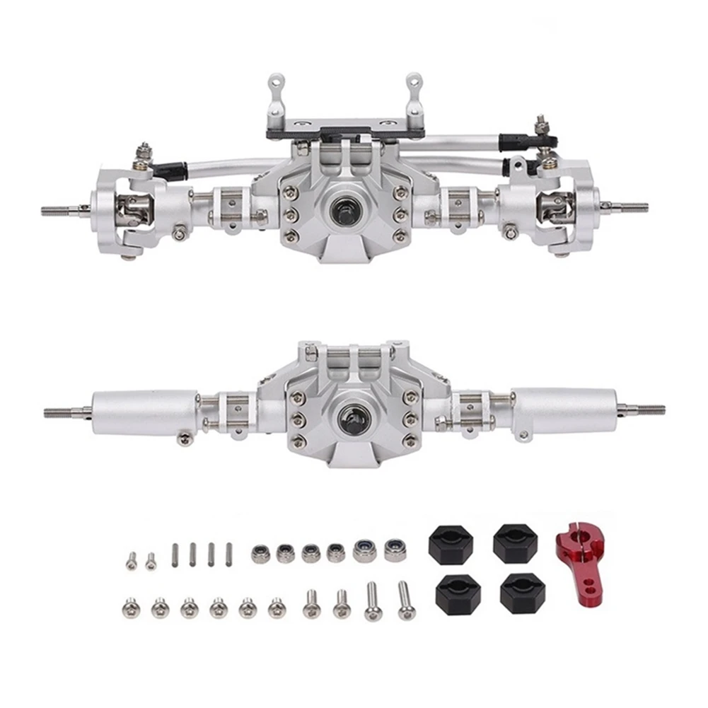 Anodized Front and Rear Axle for 1/10 RC Crawler Car Axial SCX10 II 90046 D90 86100 Redcat GEN8,Silver
Anodized Front and Rear Axle for 1/10 RC Crawler Car Axial SCX10 II 90046 D90 86100 Redcat GEN8,Silver