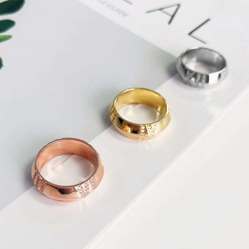 s925 sterling silver luxury brand men's roman letter ring simple and generous party gift
s925 sterling silver luxury brand men's roman letter ring simple and generous party gift