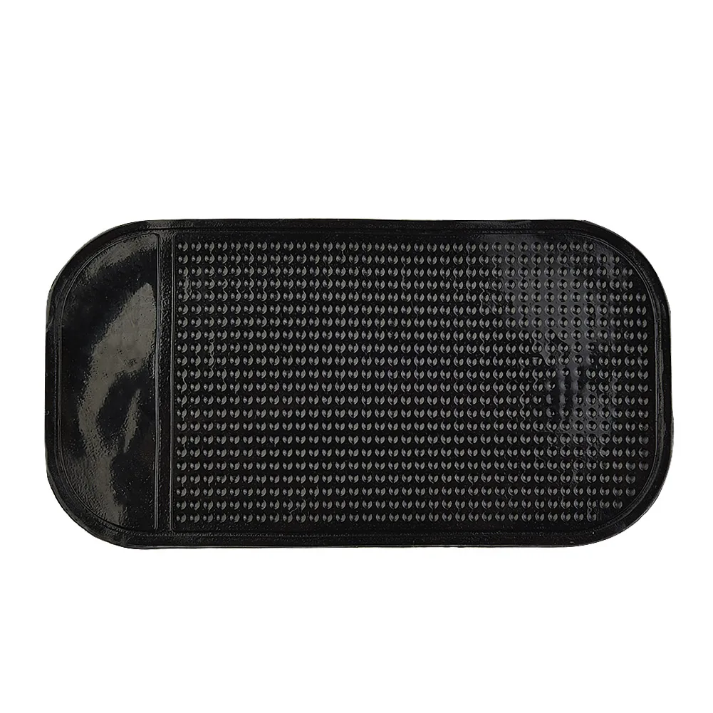 

Car Anti-Slip Mat Reusable Storage Strong Stickiness 1pcs Tea Table About 13*7cm Black Fit For Car Home Office