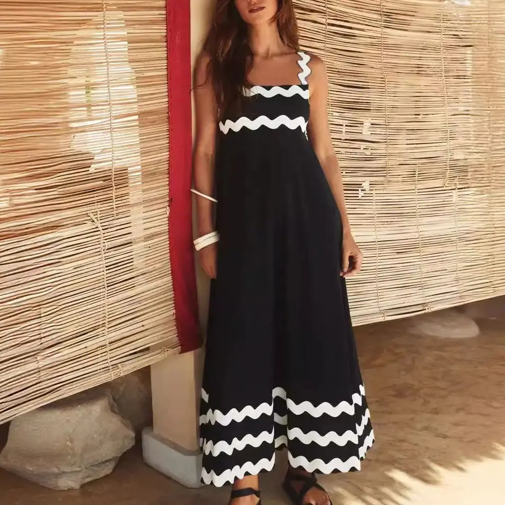 Women Long Summer Dresses 2024 Vacation Spaghetti Strap Sleeveless Boho Floral Flowy Beach Maxi Dress A-Line Midi Sundress
Women Long Summer Dresses 2024 Vacation Spaghetti Strap Sleeveless Boho Floral Flowy Beach Maxi Dress A-Line Midi Sundress