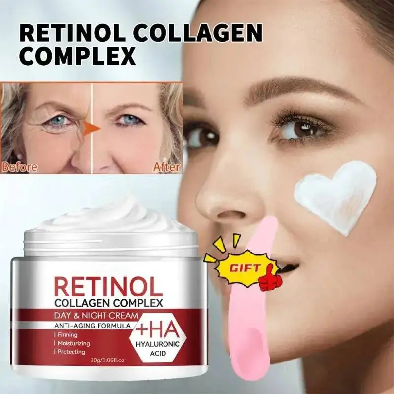 30g Retinol Wrinkle Removing Cream Anti Aging Firming Lifting Fade Fine Lines Moisturizing Brightening Skin Care Get Free Gift
30g Retinol Wrinkle Removing Cream Anti Aging Firming Lifting Fade Fine Lines Moisturizing Brightening Skin Care Get Free Gift