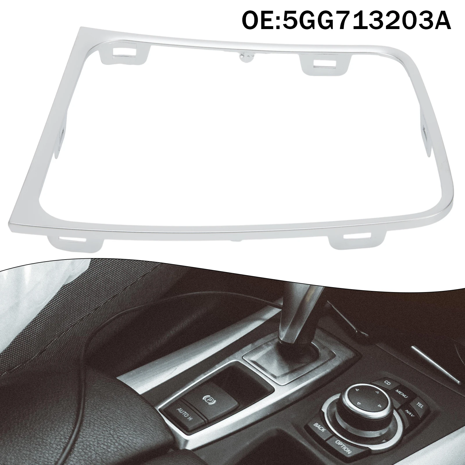 Brand New Frame Trim Console Practical Replacement Shift 1pcs Silver 5GG713203A Accessories Automatic Base Circle
Brand New Frame Trim Console Practical Replacement Shift 1pcs Silver 5GG713203A Accessories Automatic Base Circle