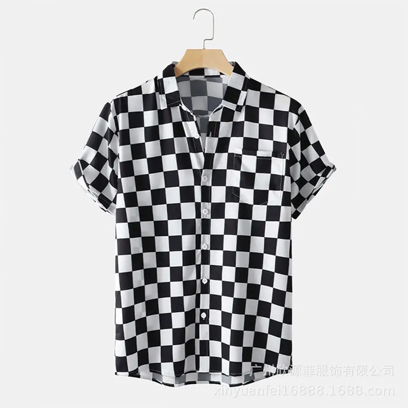 Summer Hot Beach Shirts Hawaiian Leisure Beach Plaid Shirts Southeast Asian Tropical Men Shirts
Summer Hot Beach Shirts Hawaiian Leisure Beach Plaid Shirts Southeast Asian Tropical Men Shirts