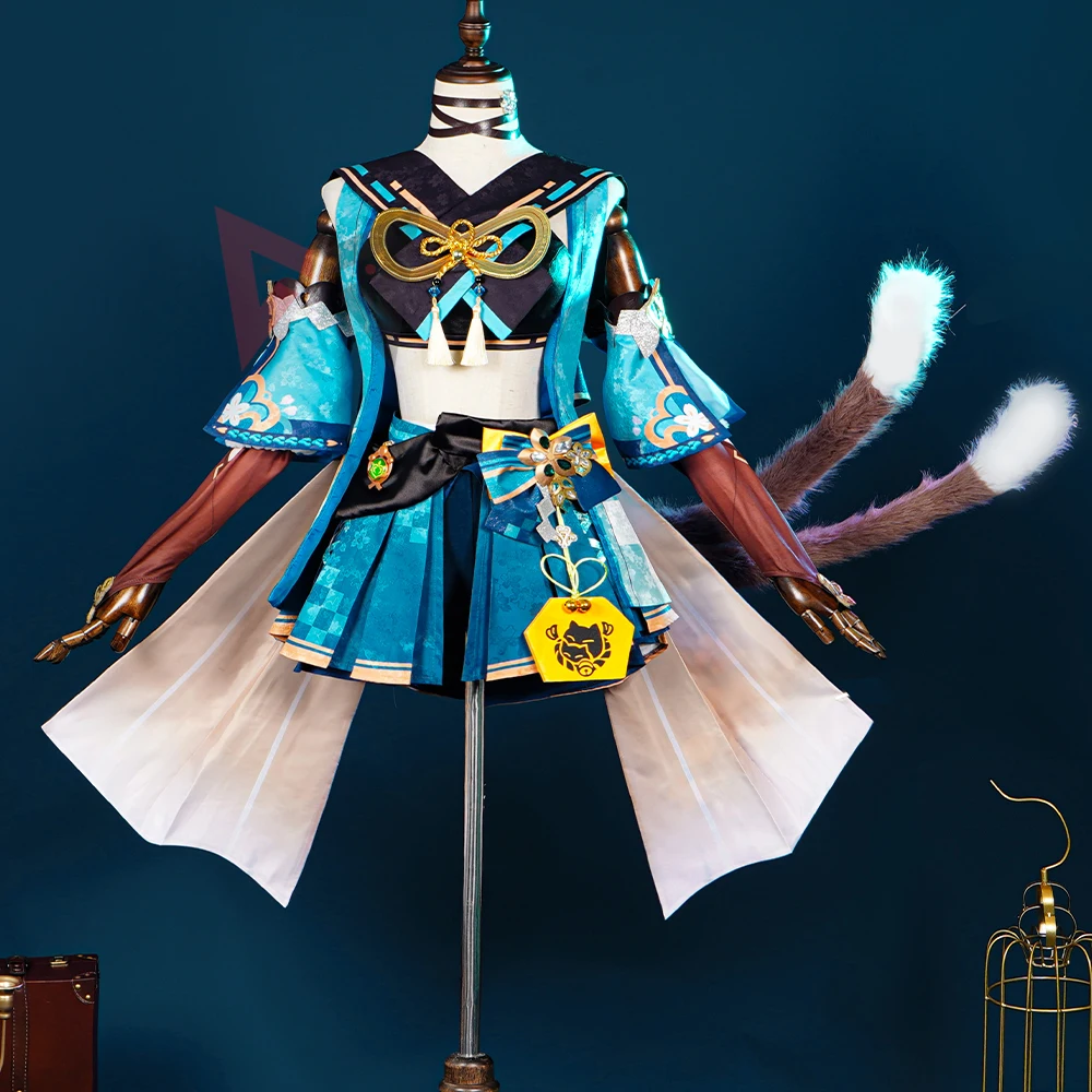 Новый костюм для косплея Genshin Impact Kirara, ожерелье, топы, юбка, аксессуары для волос, носки на выбор
Новый костюм для косплея Genshin Impact Kirara, ожерелье, топы, юбка, аксессуары для волос, носки на выбор