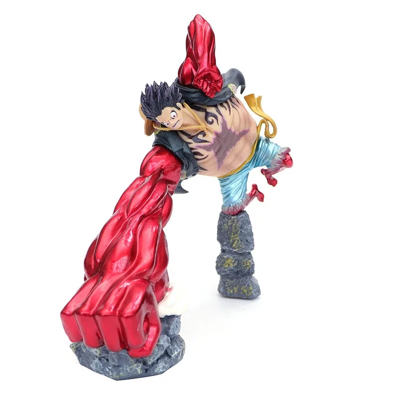 

One Piece GK Action Figure Luffy Gear 4 Battle Theater Ver. Anime Model Figma PVC Statue Collection Toy Desktop Decoration