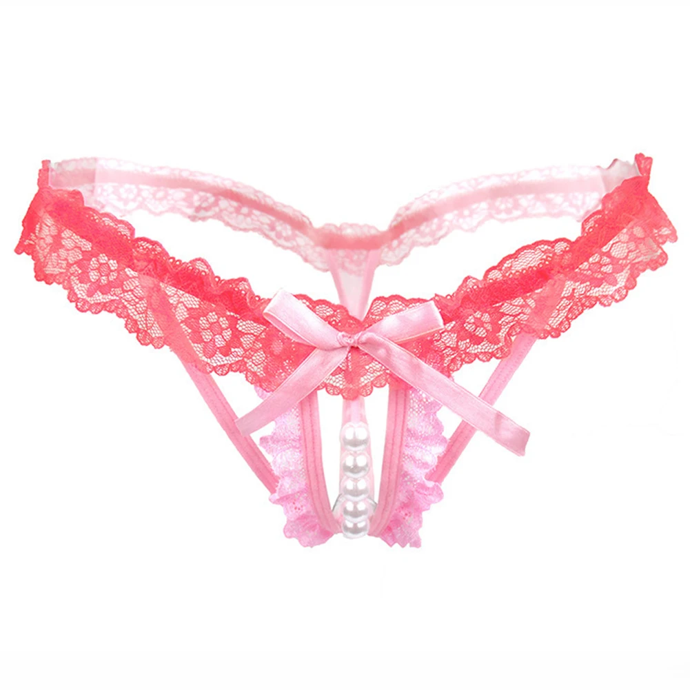 Women Ultra Thin Lace See Through Thong Briefs Hollow Out Pearl Beaded Crotchless G String Underpants Erotic Underwear Lingerie
Women Ultra Thin Lace See Through Thong Briefs Hollow Out Pearl Beaded Crotchless G String Underpants Erotic Underwear Lingerie