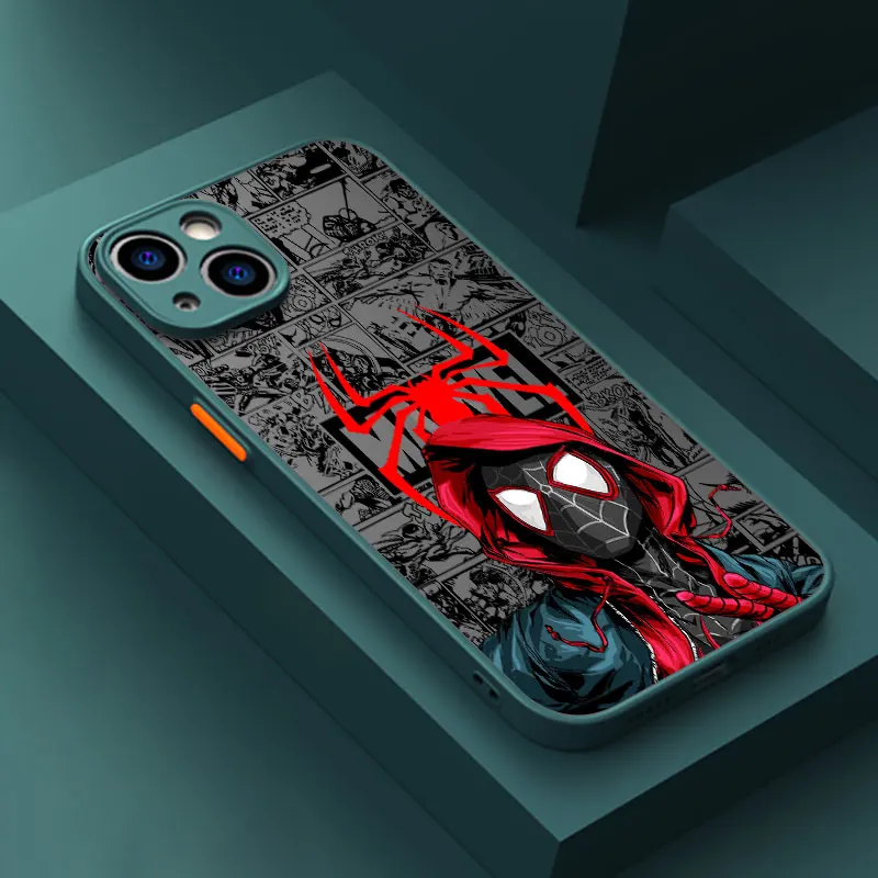 Spider Gwen Siderman Miles Morales Marvel Phone Cases For iPhone 14 15 16 Pro Covers For Apple 11 13 Pro Max 12 Mini 7 8 16 Plus Spider Gwen Siderman Miles Morales Marvel Phone Cases For iPhone 14 15 16 Pro Covers For Apple 11 13 Pro Max 12 Mini 7 8 16 Plus