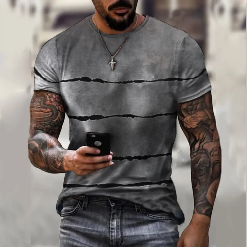 Summer Fashion 3d Printed Casual Short-sleeved Irregular Graffiti Men's T-shirts Round Neck Loose Tops Men Clothing 6xl
Summer Fashion 3d Printed Casual Short-sleeved Irregular Graffiti Men's T-shirts Round Neck Loose Tops Men Clothing 6xl