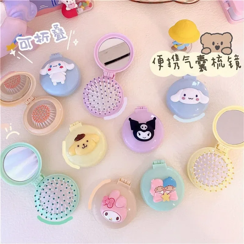 Sanrio Accessories HelloKitty Folding Massage Small Comb Candy Color Melody Kuromi Cinnamoroll Anime Air Folding Mirror Gift
Sanrio Accessories HelloKitty Folding Massage Small Comb Candy Color Melody Kuromi Cinnamoroll Anime Air Folding Mirror Gift