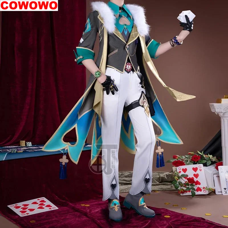 Game Honkai Star Rail Aventurine Cosplay Costume Party Suit With Hat Halloween Carnival Uniform Anime Clothing Custom Made
Game Honkai Star Rail Aventurine Cosplay Costume Party Suit With Hat Halloween Carnival Uniform Anime Clothing Custom Made