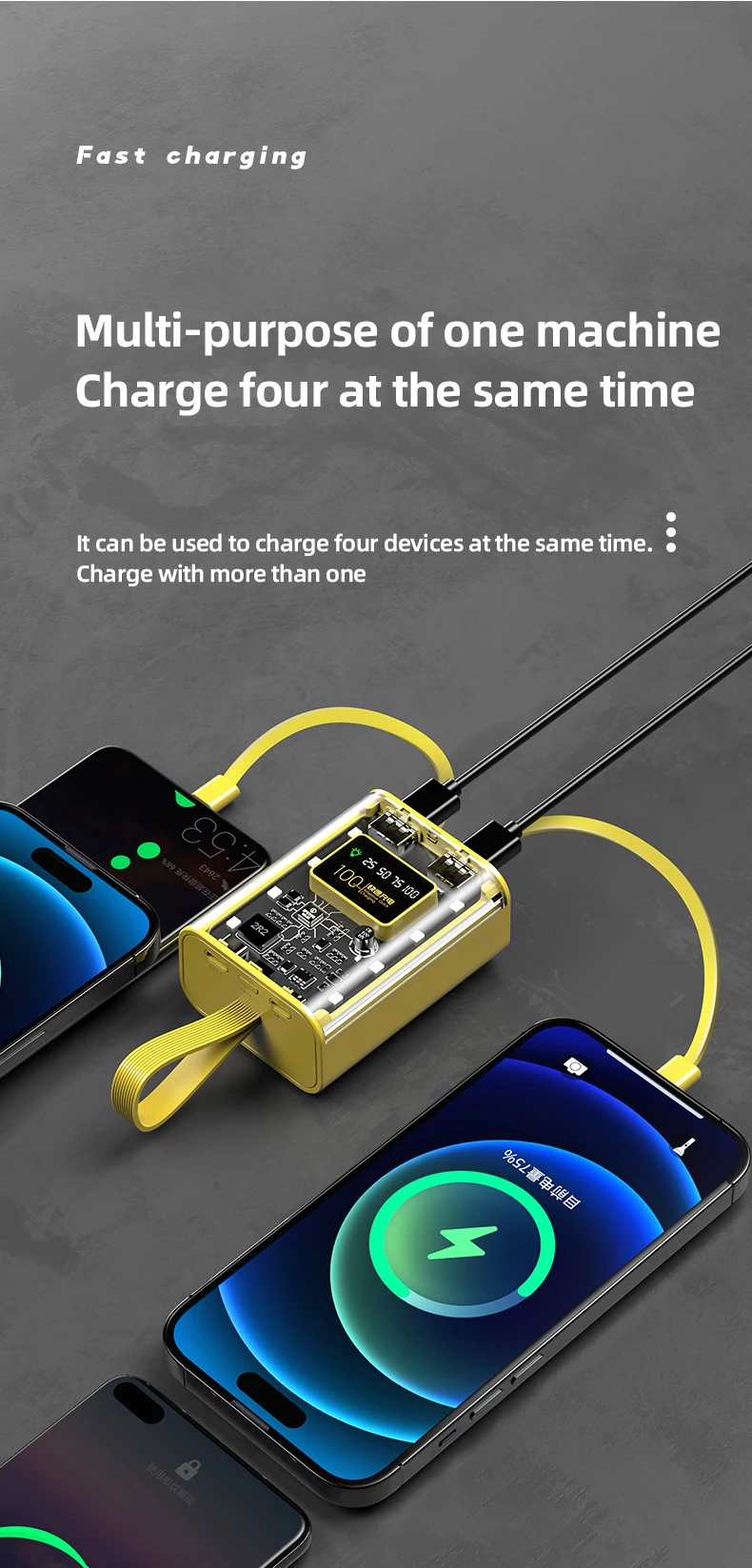 New Trend Product Punk Transparent Hang Power Station with Type-C Lighting USB Cable 10W LED 20000mAh Power Banks 6 Mallzona S66ea9bd841944271862cd29013a52964r New Trend Product Punk Transparent Hang Power Station with Type-C Lighting USB Cable 10W LED 20000mAh Power Banks Mallzona