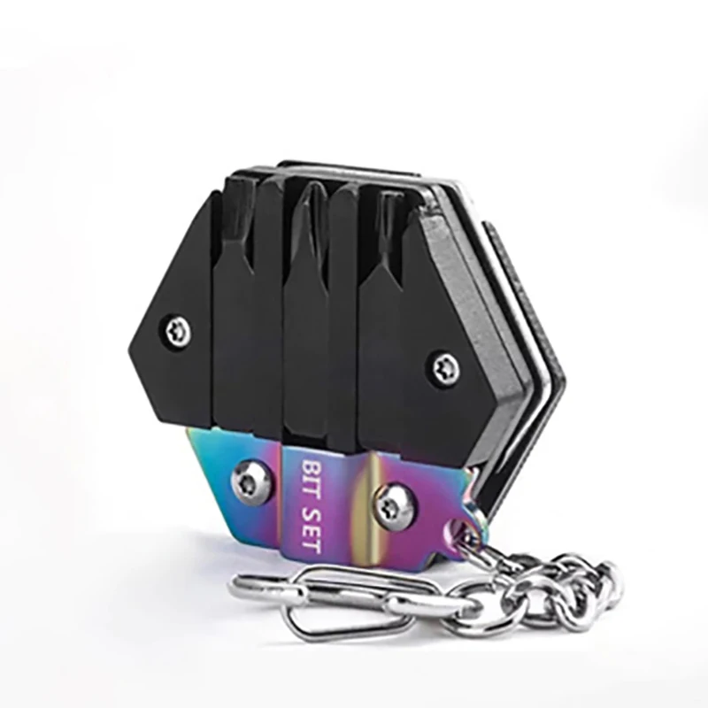Outdoor Tool EDC Survival Hex Coin Knife Stainless Steel Screwdriver with Keychain Emergency Multitool Camping Supplies
Outdoor Tool EDC Survival Hex Coin Knife Stainless Steel Screwdriver with Keychain Emergency Multitool Camping Supplies