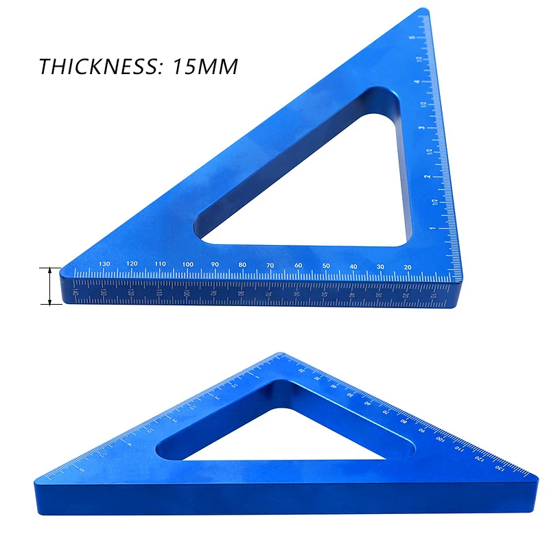 Woodworking Triangle Ruler Aluminum Alloy 45 90 Degree Angle Ruler Carpentry Squares Measuring Gauging Tool DIY
Woodworking Triangle Ruler Aluminum Alloy 45 90 Degree Angle Ruler Carpentry Squares Measuring Gauging Tool DIY