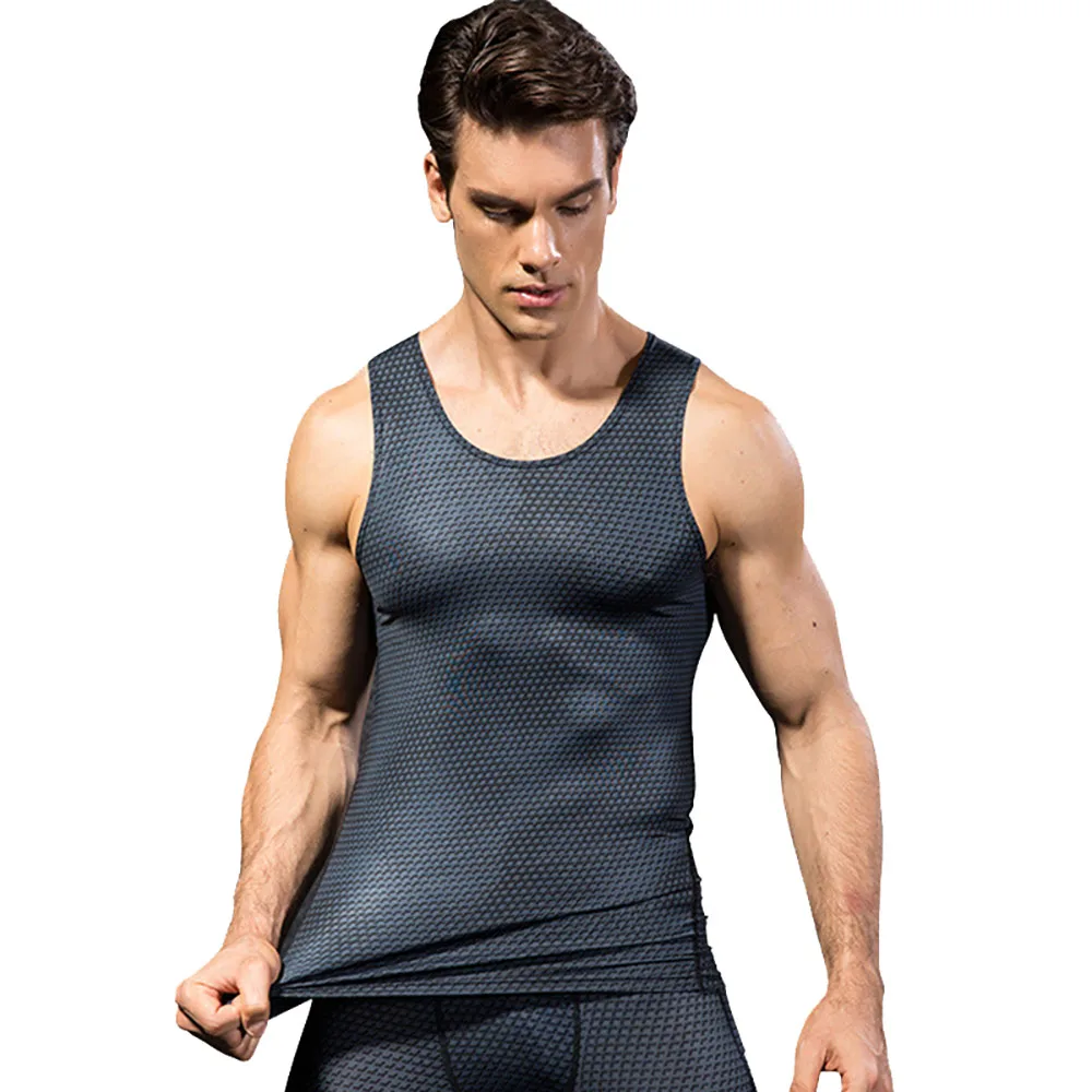 Men Gym Tank Top Dry Fit Printed Vest Fitness Sports Top Bodybuilding Training Crossfit Running Compression Sleeveless T-shirt
Men Gym Tank Top Dry Fit Printed Vest Fitness Sports Top Bodybuilding Training Crossfit Running Compression Sleeveless T-shirt