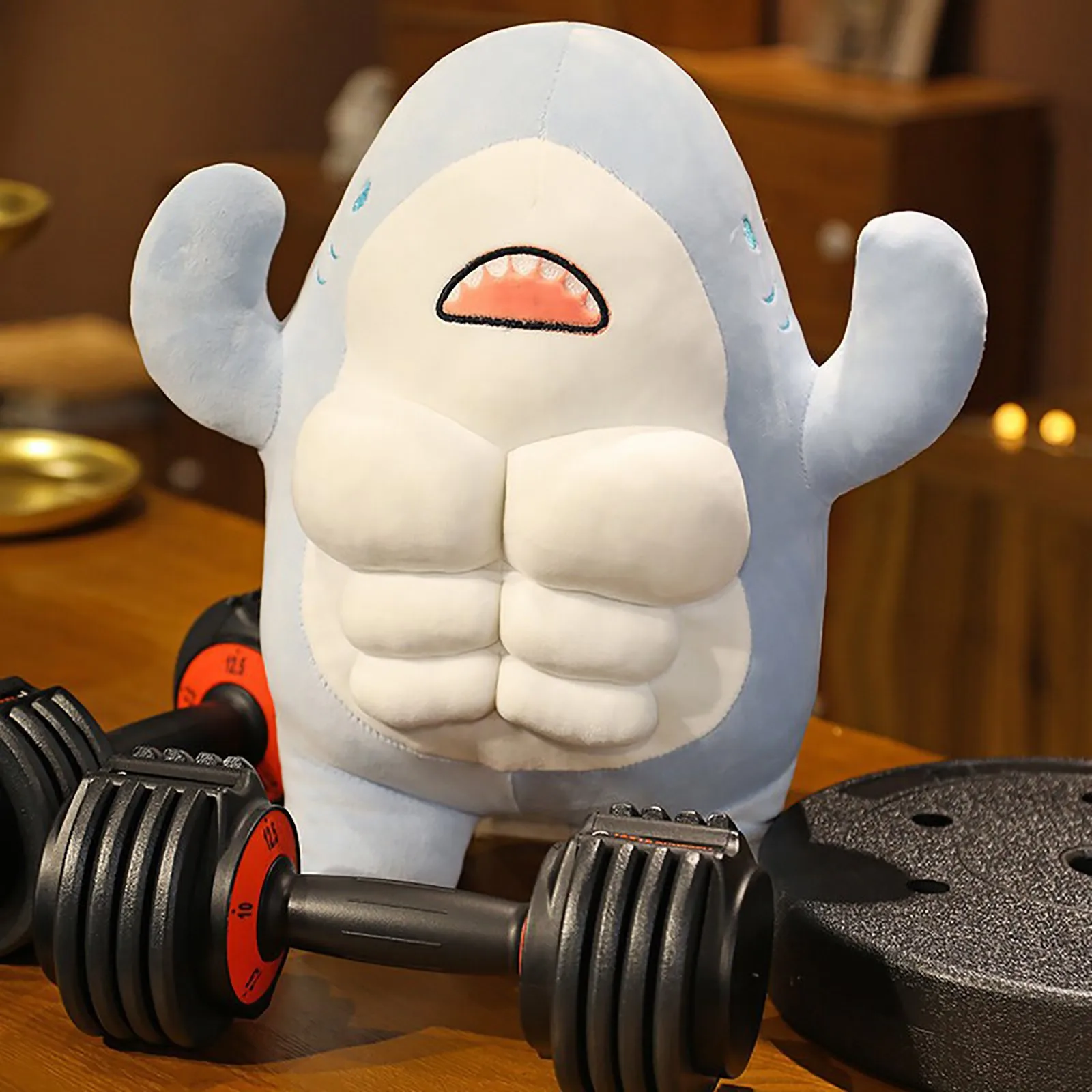 Rooster Plush Cute Muscle Shark Doll Plush Pillow Doll Christmas Gift Amongst Us Plush
Rooster Plush Cute Muscle Shark Doll Plush Pillow Doll Christmas Gift Amongst Us Plush