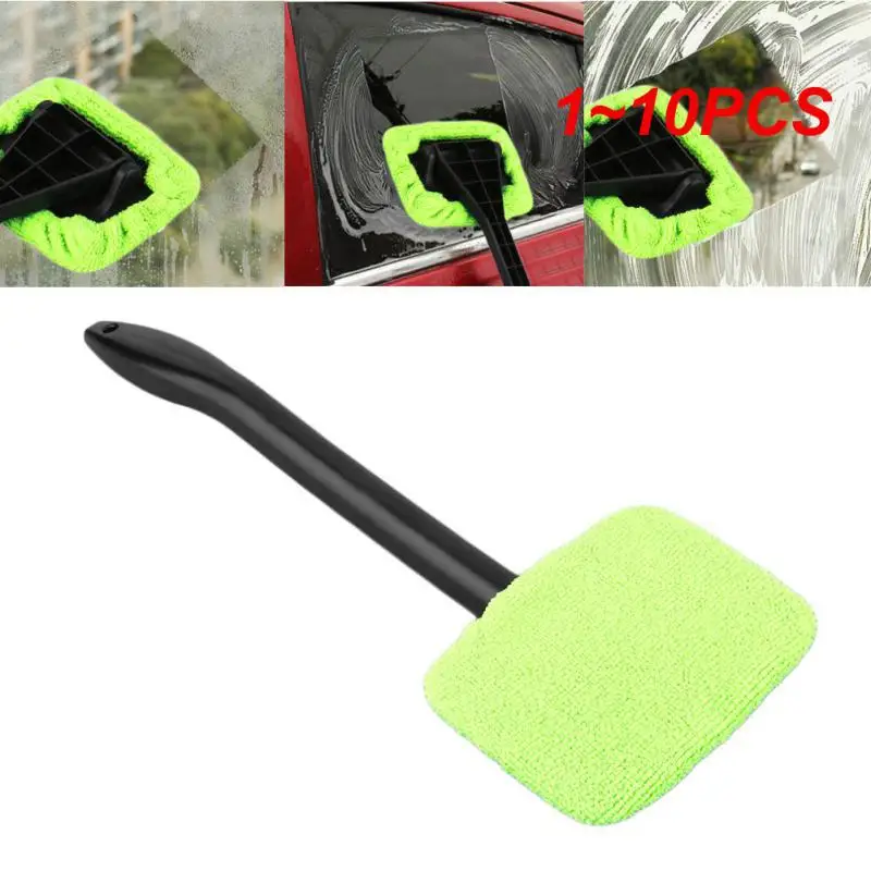 

1~10PCS Green Windshield Easy Cleaner Tool Microfiber Wipe Multipurpose Handheld Wipe Tool Car Supplies Wiper Cleaner Tool