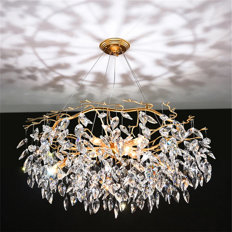 Modern Crystal Chandeliers Lighting for Living Room Luster Nordic Loft Hanging Lamp Hotel Hall Indoor Decor Restaurant HangLamp
Modern Crystal Chandeliers Lighting for Living Room Luster Nordic Loft Hanging Lamp Hotel Hall Indoor Decor Restaurant HangLamp