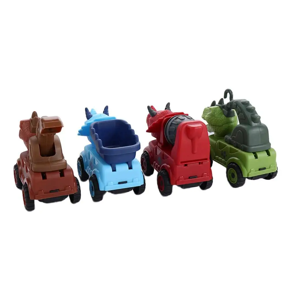 

Simulation Triceratops Cartoon Children Inertial Catapult Car Mixer truck Car Excavator Toys Dinosaur Engineering Vehicle Toy